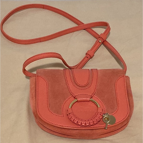SEE BY CHLOÉ mini Hana bag in coral pink - Picture 8 of 10